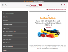 Tablet Screenshot of elecdirect.com